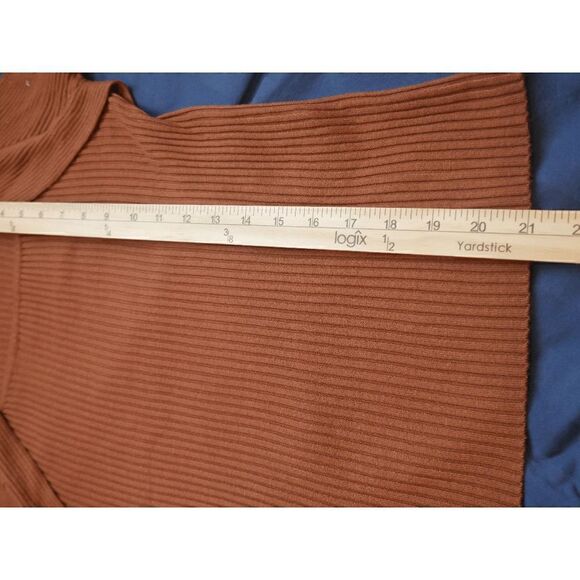 Women's Square Collar Vintage Sweaters Long Sleeve - Picture 5 of 5